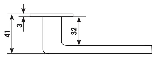 Ручка дверная DOLCE VITA S1 CSA раздельная на квадратной розетке, цвет - матовый хром, латунь фото 3 Ручка дверная DOLCE VITA S1 CSA раздельная на квадратной розетке, цвет - матовый хром, латунь фото фурнитура Астрахань