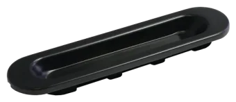 Ручка для раздвижных дверей MHS150 BL, цвет черный, ЦАМ