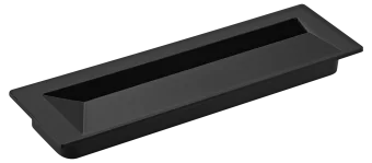 Ручка для раздвижных дверей MHS128 BL, цвет черный, сталь