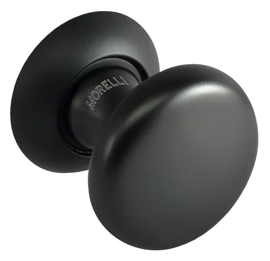 Ручка дверная круглая FOSTER MHR-1 BL на розетке, цвет - черный фото купить Астрахань