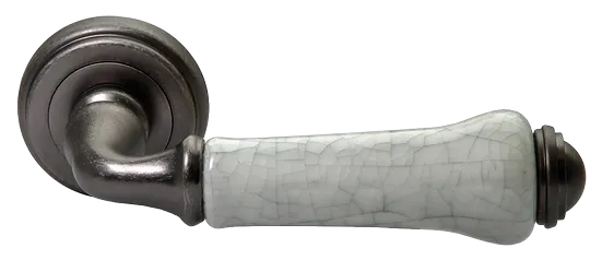 UMBERTO, ручка дверная MH-41-CLASSIC OMS/GR, цвет - старое мат.серебро/серый фото купить Астрахань