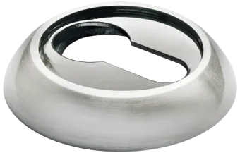 Накладка на евроцилиндр MH-KH SN/BN круглая, цвет бел. никель/черн. никель