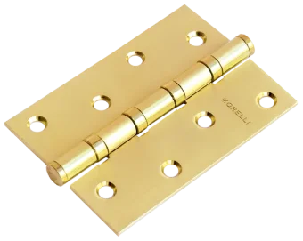 Петля универсальная карточная MS 100X70X2.5-4BB SG стальная, врезная, цвет матовое золото