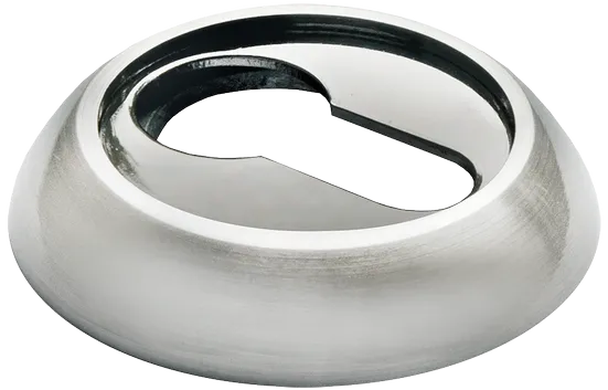 Накладка на евроцилиндр MH-KH SN/BN круглая, цвет бел. никель/черн. никель фото купить Астрахань