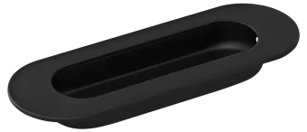 Ручка для раздвижных дверей MHS120 BL, цвет черный, ЦАМ