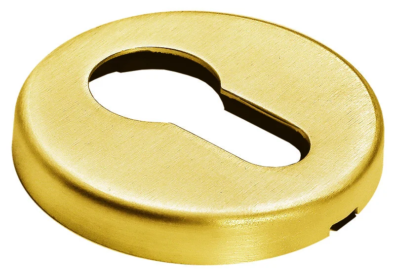 LUX-KH-R5 OSA, накладка на евроцилиндр, цвет - матовое золото фото купить Астрахань
