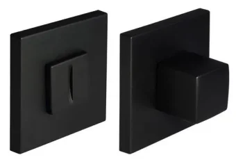 Завертка сантехническая MH-WC-S6 BL на квадратной розетке цвет черный