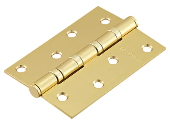 Петля стальная универсальная, MS 100X70X2.5-4BB MSG, 1шт., цвет -  мат. сатинированное золото