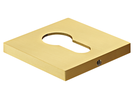 Накладка на ключевой цилиндр, на квадратной розетке 6 мм, MH-KH-S6 MSG, цвет - мат. сатинированное золото фото купить Астрахань