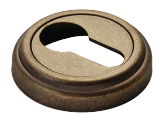 Накладка на ключевой цилиндр MH-KH-CLASSIC OMB круглая, цвет старая мат.бронза