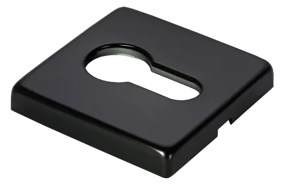 Накладка на евроцилиндр LUX-KH-S5 NERO квадратная , цвет черный фото купить Астрахань