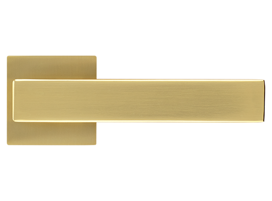 LOT ручка дверная на квадратной розетке 6 мм MH-56-S6 MSG, цвет - мат.сатинированное золото фото купить Астрахань